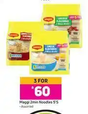 Game Maggi 2 Minute Noodles (Assorted)-For 3 x 5's Pack offer