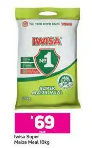 Game Iwisa Super Maize Meal-10kg Each offer