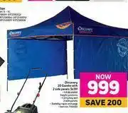 Game Discovery Adventures 20 Gazebo With 2 Side Panels 3 x 3M offer