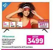 Game Hisense 32" HD TV 32A 5200 offer