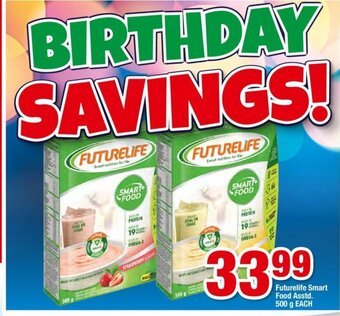 OK Foods Futurelife Smart Food Asstd 500g each offer