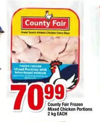 OK Foods Country Fair Frozen Mixed Chicken Portions 2 kg each offer