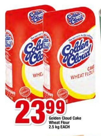 OK Foods Golden Cloud Cake Wheat Flour 2.5kg each offer