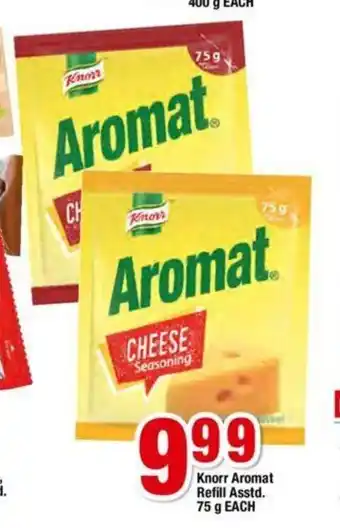 OK Foods Knorr Aromat Refill Asstd 75g each offer