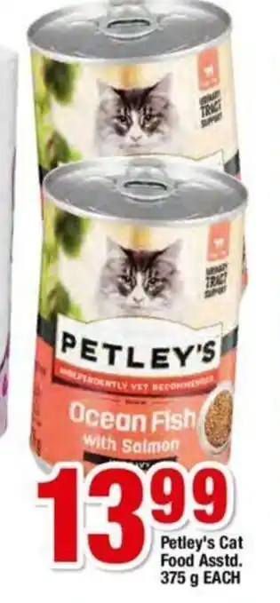 OK Foods Petley's Cat Food Asstd 375g each offer