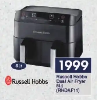 President Hyper Russell Hobbs Dual Air Fryer 8Lt (RHDAF11) offer