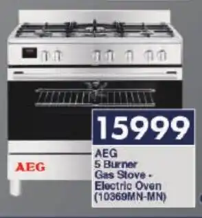 President Hyper AEG 5 Burner Gas Stove -Electric Oven (10369MN-MN) offer