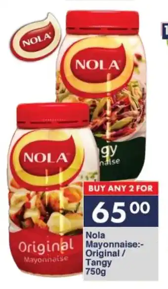 President Hyper Nola Mayonnaise Original/ Tangy 750g offer