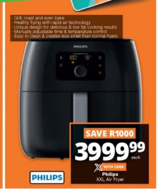 Philips XXL Air Fryer offer at Checkers