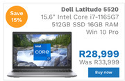 First Shop Dell Latitude 5520 i7 Laptop offer