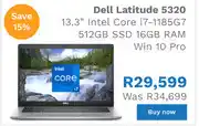 First Shop Dell Latitude 5320 i7 Laptop offer