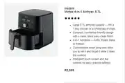 Instant Vortex 4 In 1 Airfryer 5.7L