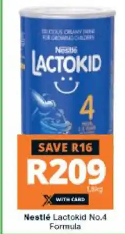 Checkers Nestle Nactokid No.4 Formula 1.8kg offer