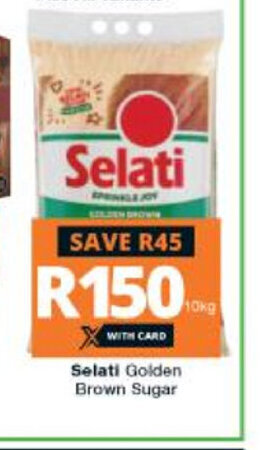 Checkers Hyper Selati Golden Brown Sugar 10kg offer