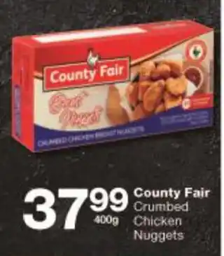 Checkers Country Fair Crumbed Chicken Nuggets 400g offer