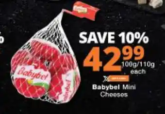 Checkers Babybel Mini Cheeses 100g/110g offer