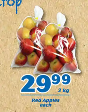 Cambridge Food Red Apples each 3kg offer