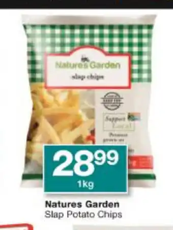 Checkers Natures Garden Slap Potato Chips 1kg offer