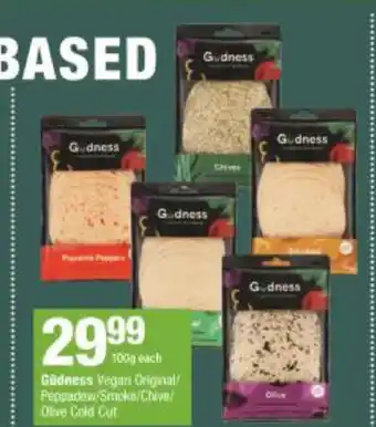 Checkers Gudness Vegan Original / Peppadew / Smoke / Chive / Olive Cold Cut offer