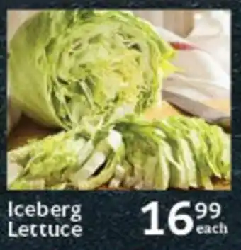 Oxford Freshmarket Iceberg Lettuce offer