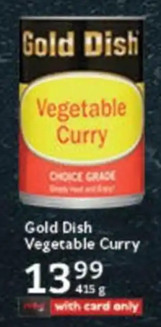 Oxford Freshmarket Gold Dish Vegetable Curry offer