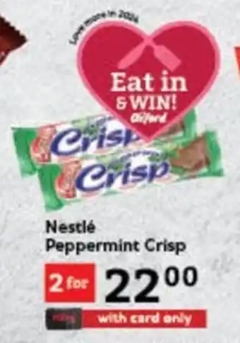Oxford Freshmarket Nestlé Peppermint Crisp offer