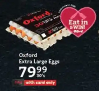 Oxford Freshmarket Oxford Extra Large Eggs offer