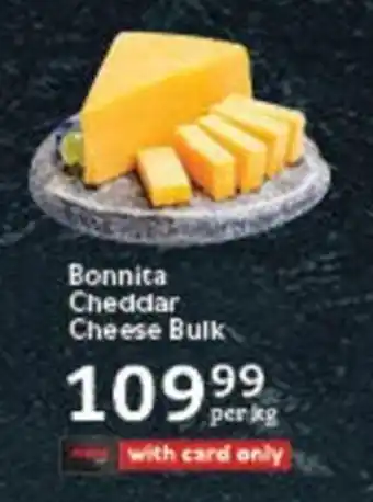 Bonnita Cheddar Cheese Bulk