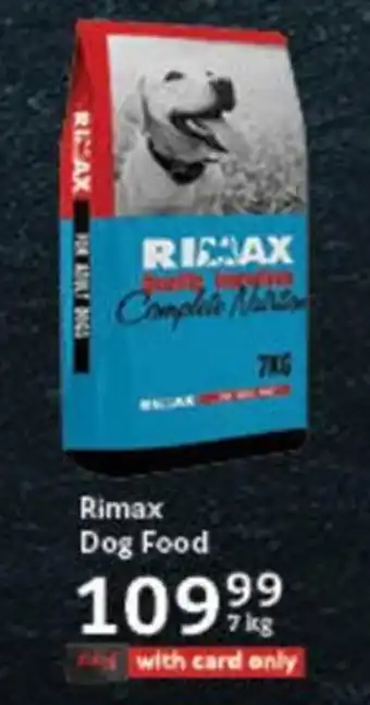 Oxford Freshmarket Rimax Dog Food 7kg offer