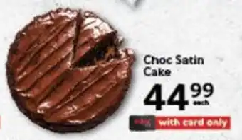 Oxford Freshmarket Choc Satin Cake offer
