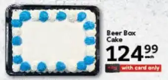 Oxford Freshmarket Beer Box Cake offer