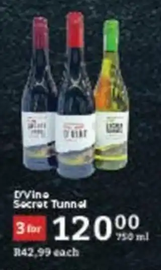 Oxford Freshmarket D'Vine Secret Tunnel offer