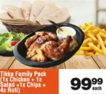 Check Star Tikka Family Pack 1x Chicken+ 1x 4x Roti) offer