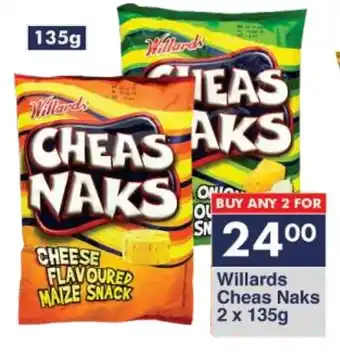 President Hyper Willards Cheas Naks 2 x 135g offer