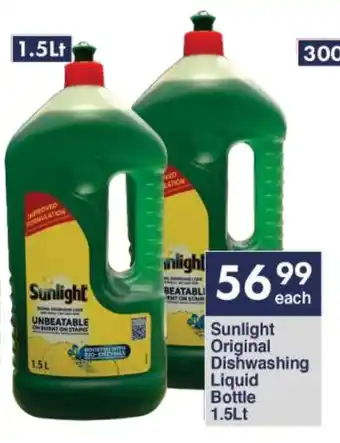 President Hyper Sunlight Original Dishwashing Liquid Bottle 1.5Lt offer