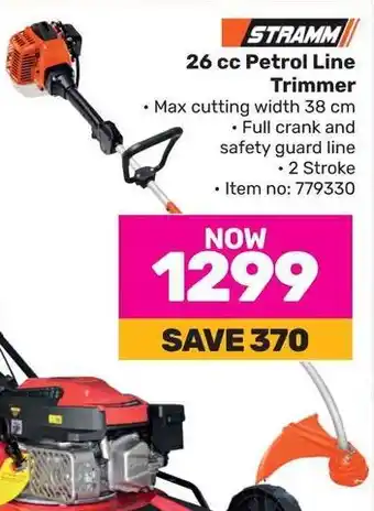 Game 26 cc Petrol Line Trimmer offer