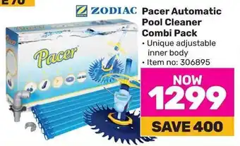 Game ZODIAC Pacer Automatic Pool Cleaner Combi Pack offer