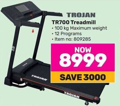 Trojan pacer 100 online treadmill price