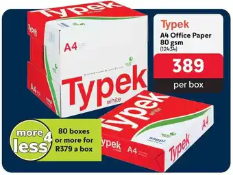 Makro Typek A4 Office Paper 80 gsm offer