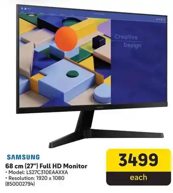 Makro SAMSUNG 68 cm (27") Full HD Monitor offer