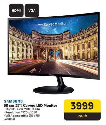 Makro SAMSUNG 68 cm (27") Curved LED Monitor offer