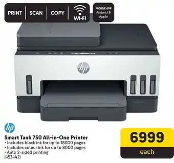 Makro HP Smart Tank 750 All-in-One Printer offer