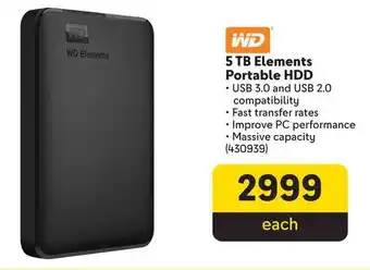 5 TB Elements Portable HDD