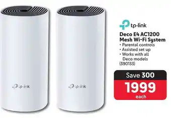 Makro Tp-link Deco E4 AC1200 Mesh Wi-Fi System offer