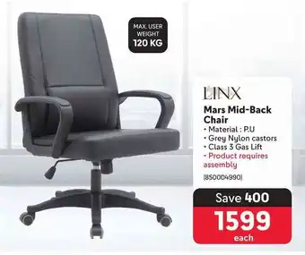 Makro Mars Mid-Back Chair offer