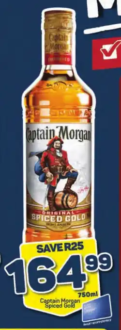Captain Morgan Spiced Gold 750ml