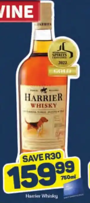 Pick n Pay Liquor Harrier Whisky offer