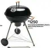 Leroy Merlin Naterial Charcoal Braai Phoenix Alpha Trolley Dia 58.5cm 81441642 offer
