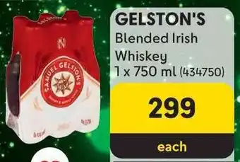 Makro GELSTON'S Blended Irish Whiskey offer