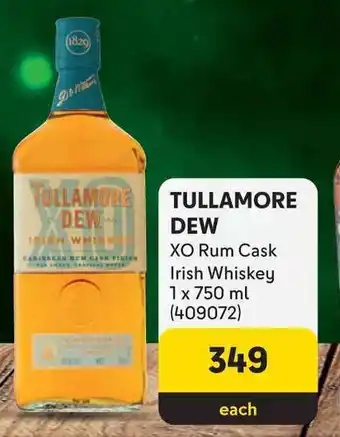 Makro TULLAMORE DEW XO Rum Cask Irish Whiskey 1 x 750ml offer
